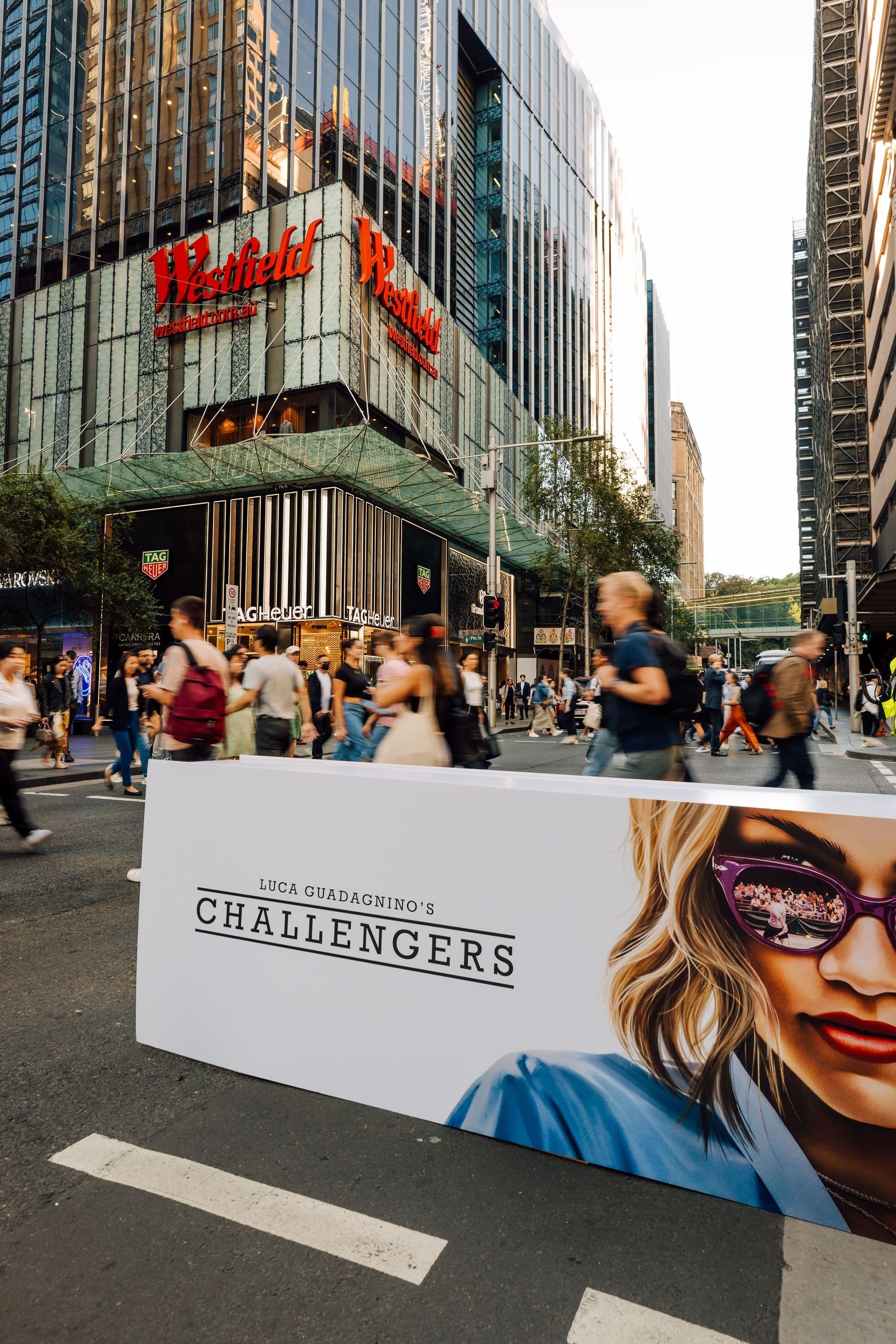 Challengers movie premiere in Sydney, guests and the room, event photography by Sonna Studios