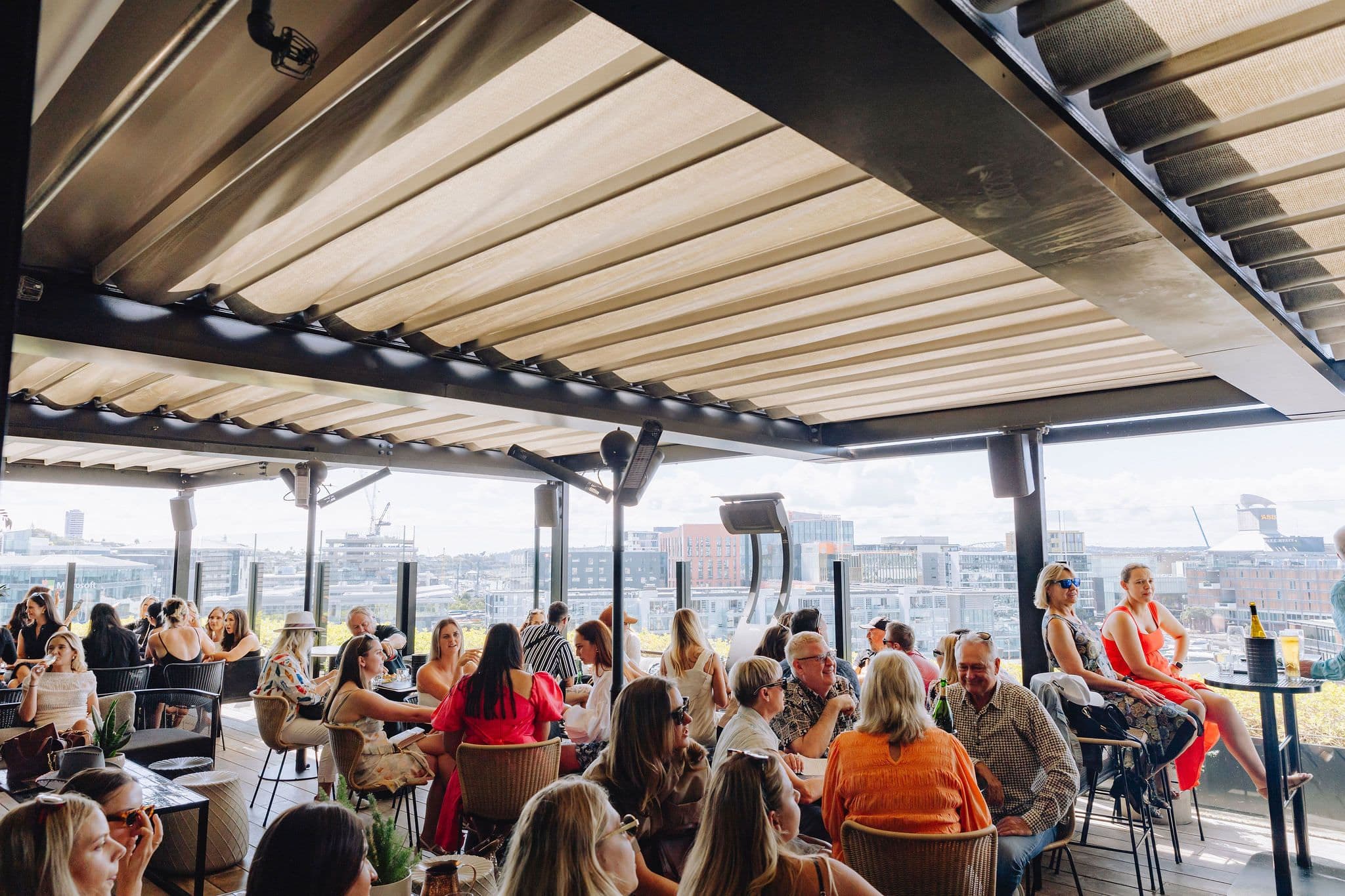 QT x SailGP in Auckland, guests and the room, event photography by Sonna Studios
